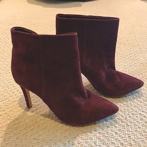 Joie booties- real leather - color maroon - size 36.5